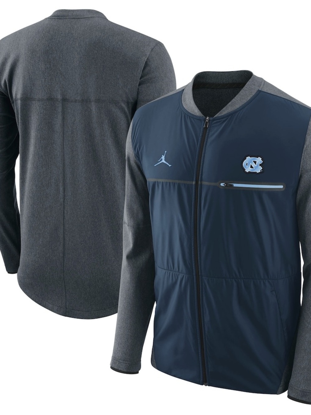 NWT! Nike Jordan x UNC Men’s Coaches Sideline Hybrid Official On-Field Jacket
